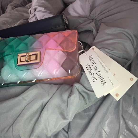 Trendy jelly crossbody bag - Picture 1 of 2